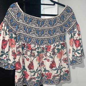 Floral Off the shoulder Top